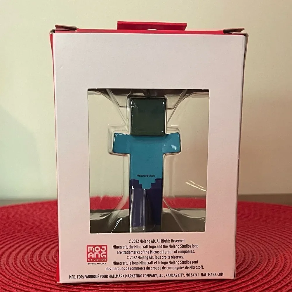 Hallmark Minecraft Zombie Ornament NWT